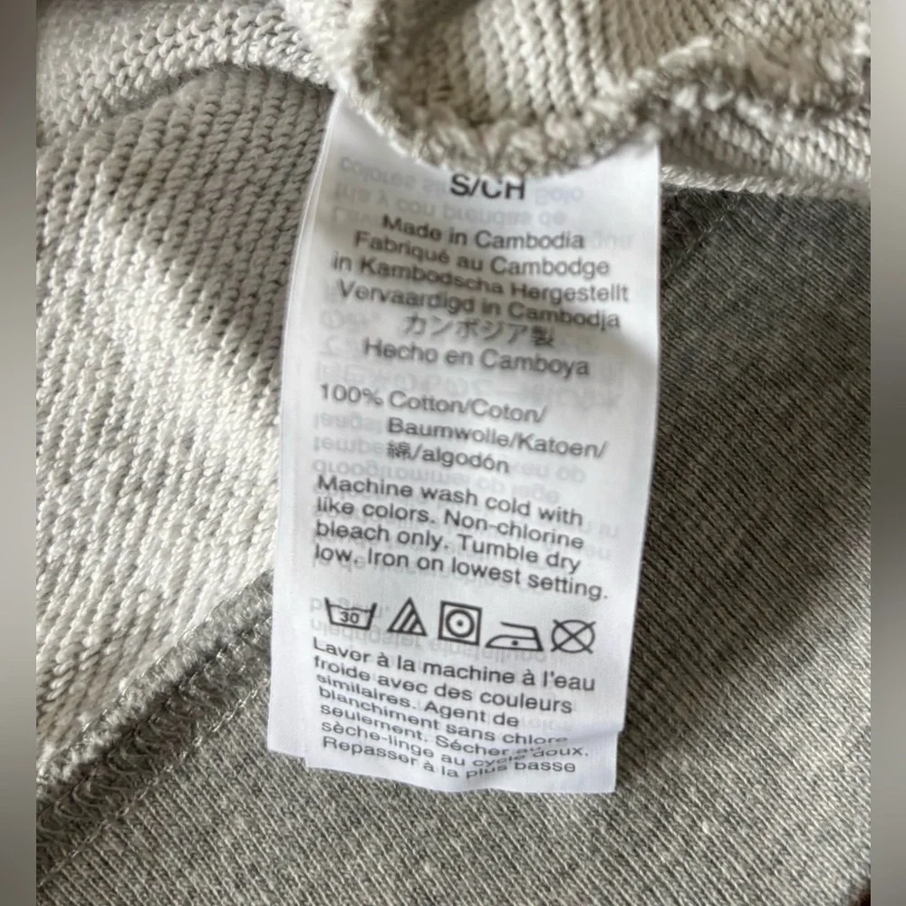 J. Crew Holiday greens fleece sweatshirt Size S